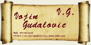 Vojin Gudalović vizit kartica